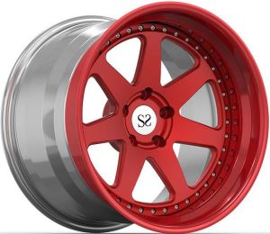 레드 라이트 오목 단조 휠 림 3 조각