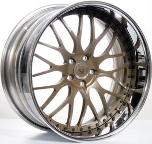 브론즈 3 피스 단조 휠 림