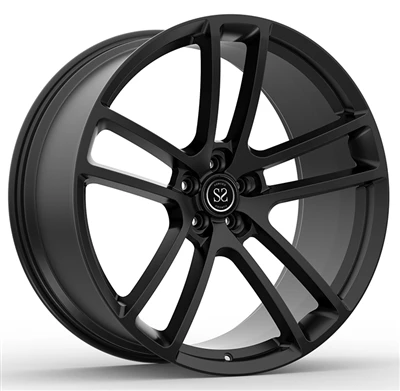 BMW Z4 20x9 및 20x11 맞춤형 1피스 단조 림 새틴 블랙