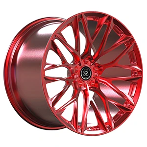 New Style Candy Red 19x8 및 19x10 Custom 1- PC Ferrrari F430 Spider를위한 위조 림