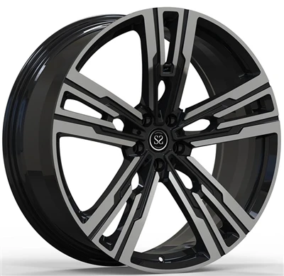 Benz Gts Gloss Black+Polished Face 1- PC 단조 림 19x9.5 및 19x10.5