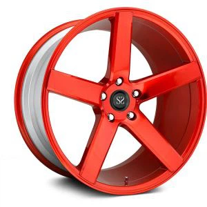 빨간 5 스포크 5x120 1PC 위조된 바퀴 주문 19와 BMW X5를 위한 20 인치