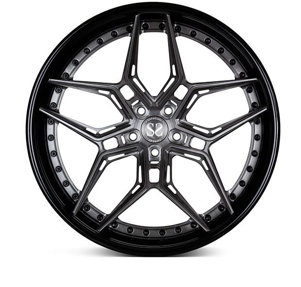 3 PC EVO4R Rims Forged 18 19 20 21 22 Inch For VW T5 T6 Brushed Black Wheels