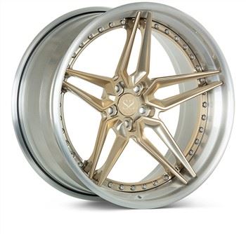 단조 3 피스 Vossen 스타일 휠 18 19 20 21 22 럭셔리 자동차 림 용 24 인치 글로스 블랙